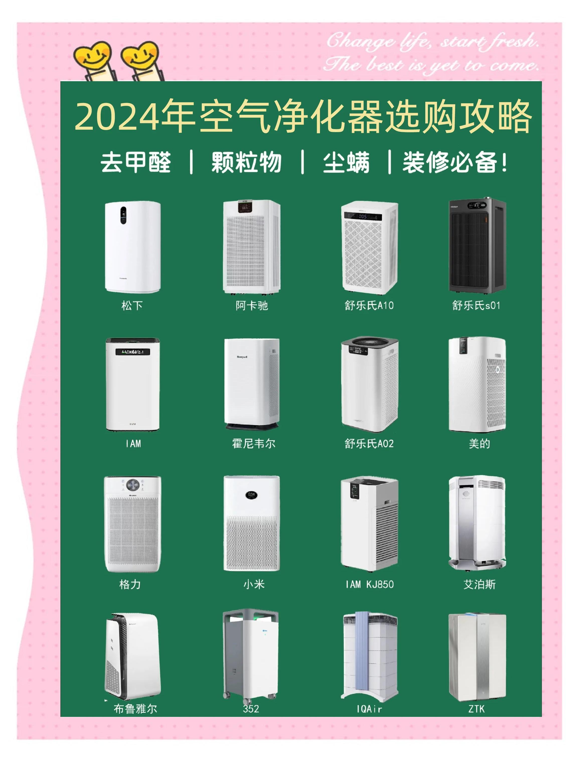 2024年16款熱門空氣凈化器推薦 守護(hù)呼吸健康的全面指南